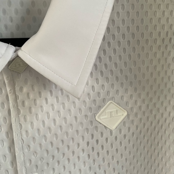 J. Lindeberg Nevaeh Coach Jacket in White - Women’s Size Medium - Picture 6 of 9